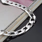 Men's 925 Sterling Silver Sideways Bracelet Jewelry 6MM 8MM 10MM 